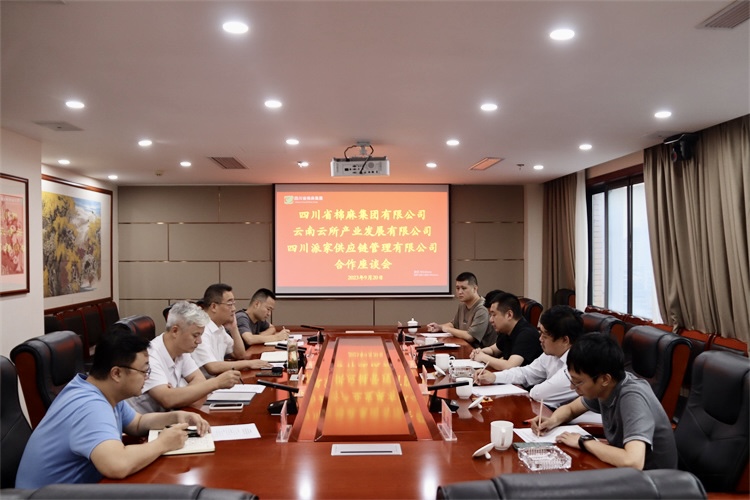 集團(tuán)公司召開與云南云所產(chǎn)業(yè)發(fā)展有限公司、四川派家供應(yīng)鏈管理有限公司合作座談會(huì)